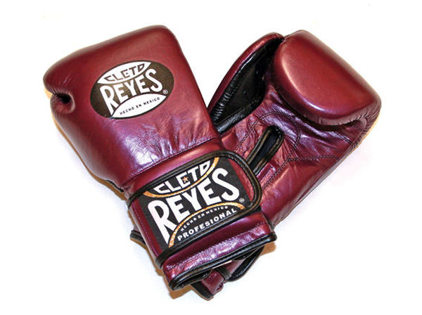 Cleto Reyes 12oz Velcro Pro Sparring Training Gloves Met Purple